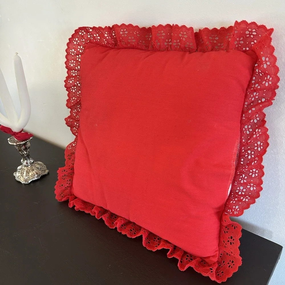 Handmade vtg poinsettia